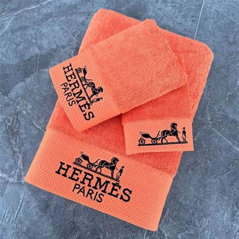 hermes towels|Hermes body wash.